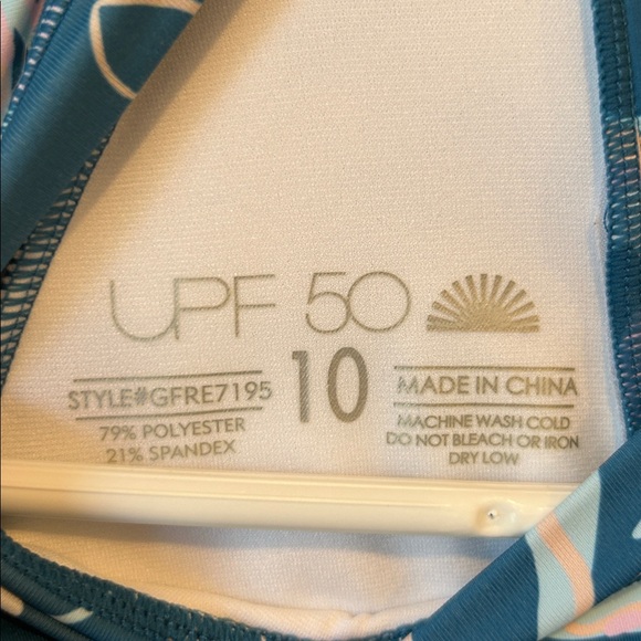 Evo Long Sleeve Swimsuit, Girls Size 10, Sun Protection Swimsuit, NWOT - Picture 4 of 6